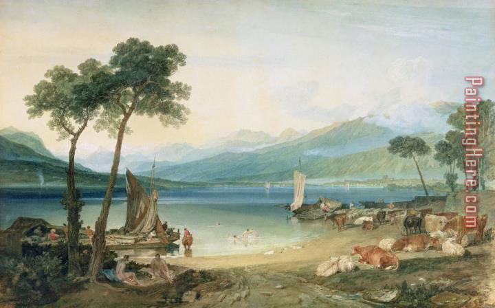 Joseph Mallord William Turner Lake Geneva and Mont Blanc